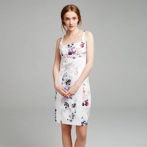Club Monaco floral fitted dress (sz 2)